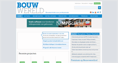 Desktop Screenshot of bouwwereld.nl