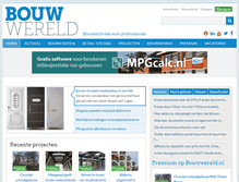 Tablet Screenshot of bouwwereld.nl